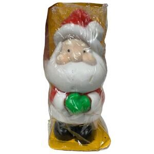 Vintage Suni Santa Christmas Holiday‎ Candle 5 inches tall. NOS